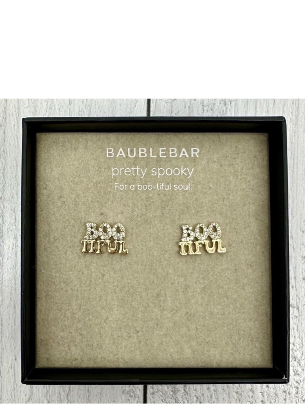 BaubleBar BOO-TIFUL Sparkly Stud Halloween Earrings